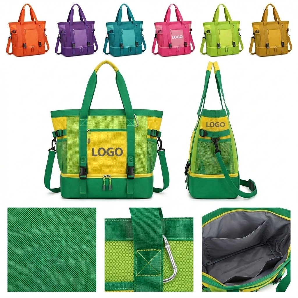 Breathable See-Through Water-Resistant Everyday Shoulder Bag